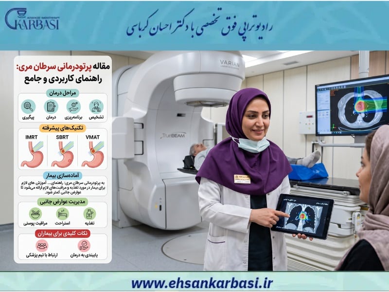 آیا سرطان مری درمان قطعی دارد؟ پرتودرمانی سرطان مری 9 پرتودرمانی سرطان مری