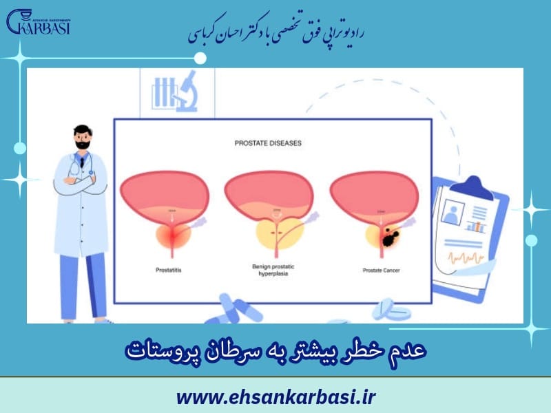 عدم خطر بیشتر به سرطان پروستات